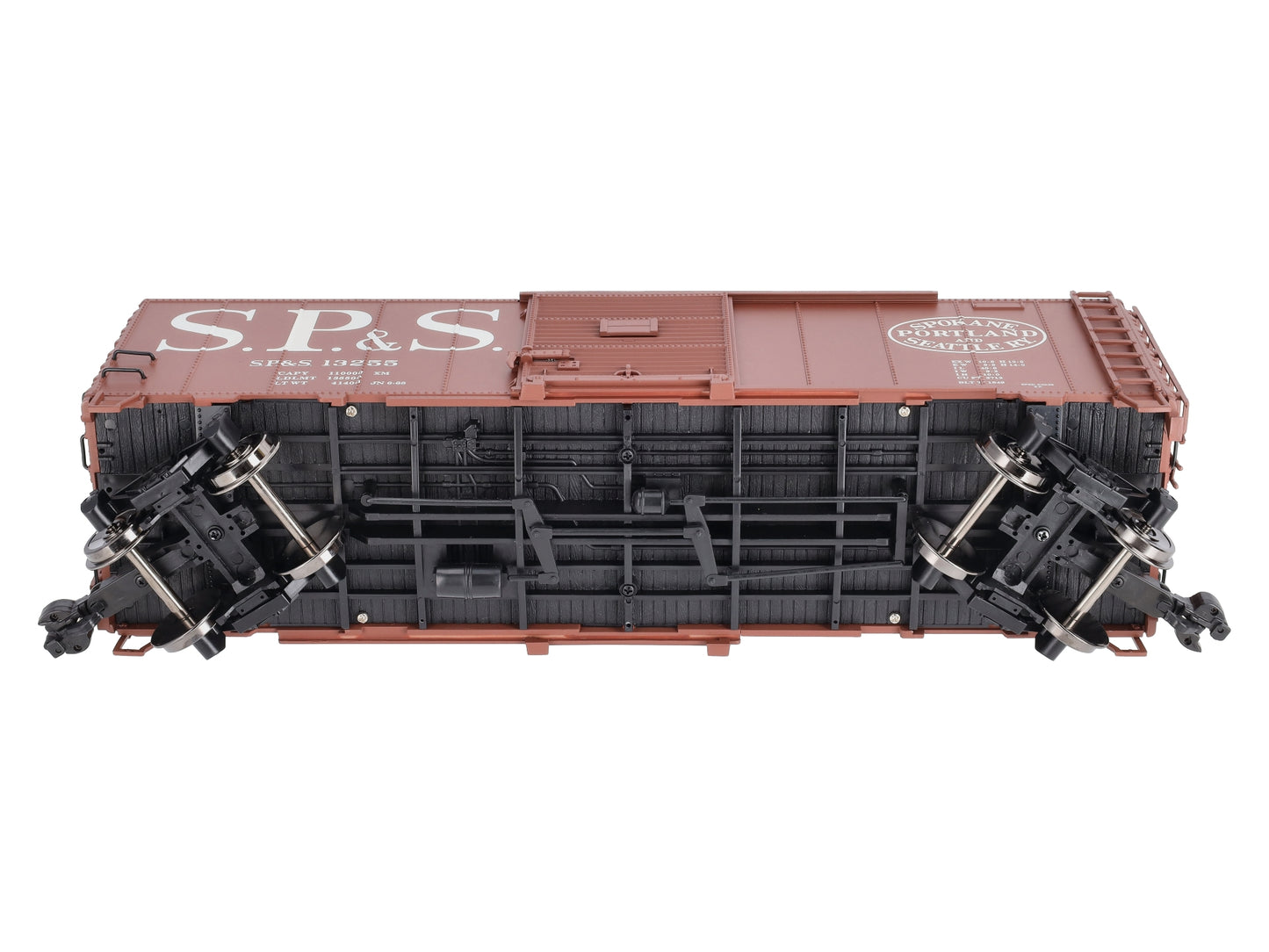 Aristo-Craft 46048CD SP&S Steel Boxcar #13255 - Metal Wheels