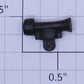 Marx 1095-1 O Gauge Thick Base E-7 Black Plastic Diesel Horn