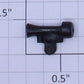 Marx 1095-1 O Gauge Thick Base E-7 Black Plastic Diesel Horn