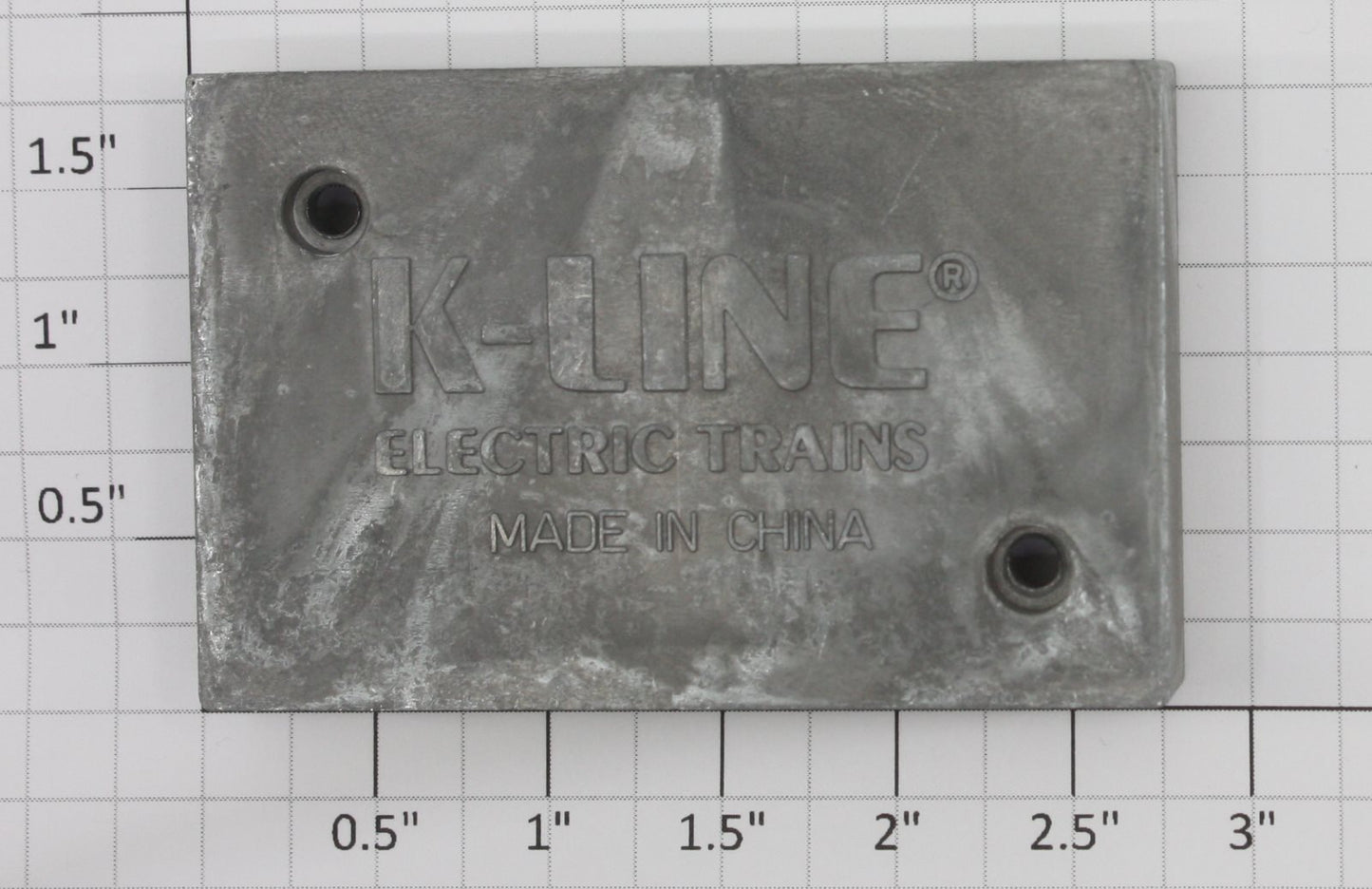 K-Line K6600-AM001 Unpainted Flatcar Ballast Weight
