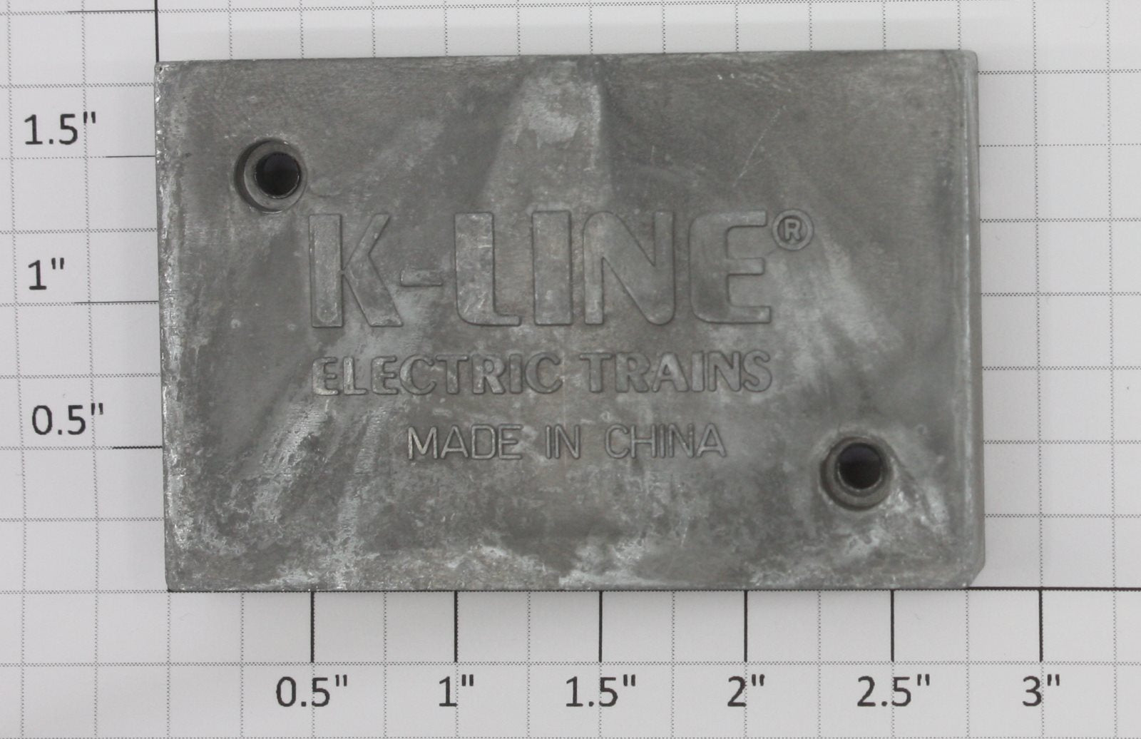 K-Line K6600-AM001 Unpainted Flatcar Ballast Weight