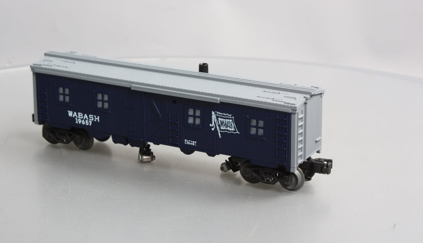 Lionel 6-19657 O Gauge Wabash Bunk Car w/Smoke #19657 NIB