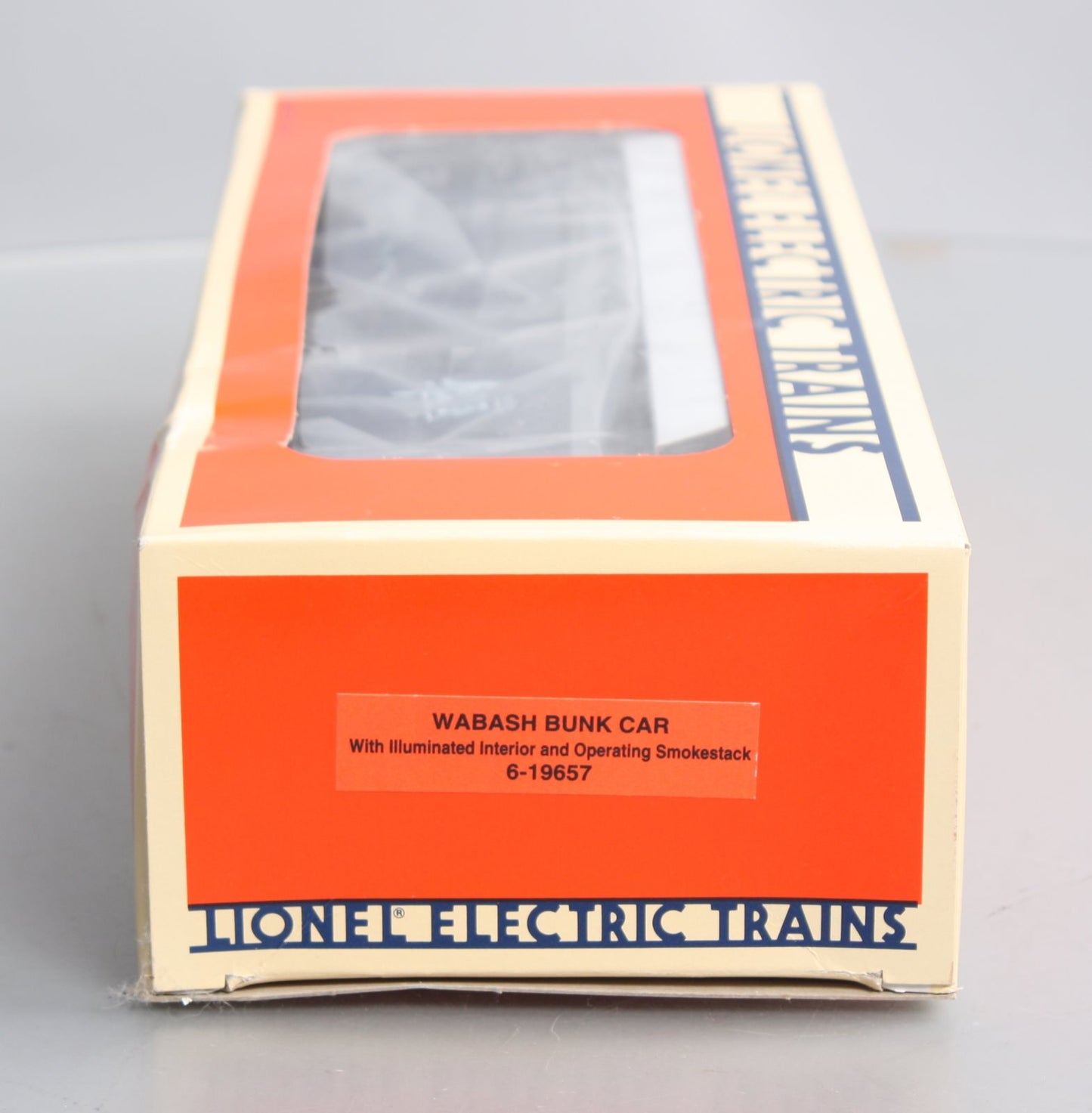 Lionel 6-19657 O Gauge Wabash Bunk Car w/Smoke #19657 NIB