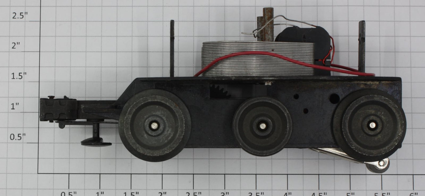 Lionel 18222-572 6-Wheel Motor Truck Chassis with Field Coil and Collector