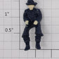 Lionel 8411-54 Blue Fireman Figure with Painted Face & Hands (52-26)