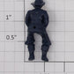 Lionel 8411-54 Blue Fireman Figure with Painted Face & Hands (52-26)