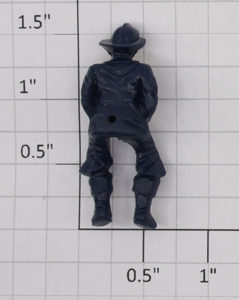 Lionel 8411-54 Blue Fireman Figure with Painted Face & Hands (52-26)