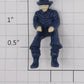 Lionel 8411-54 Blue Fireman Figure with Painted Face & Hands (52-26)