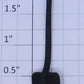 Lionel 17207-215 Large Scale Black Shovel