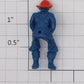 Lionel 8411-54 Blue Fireman Figure with Painted Hat, Face, & Hands