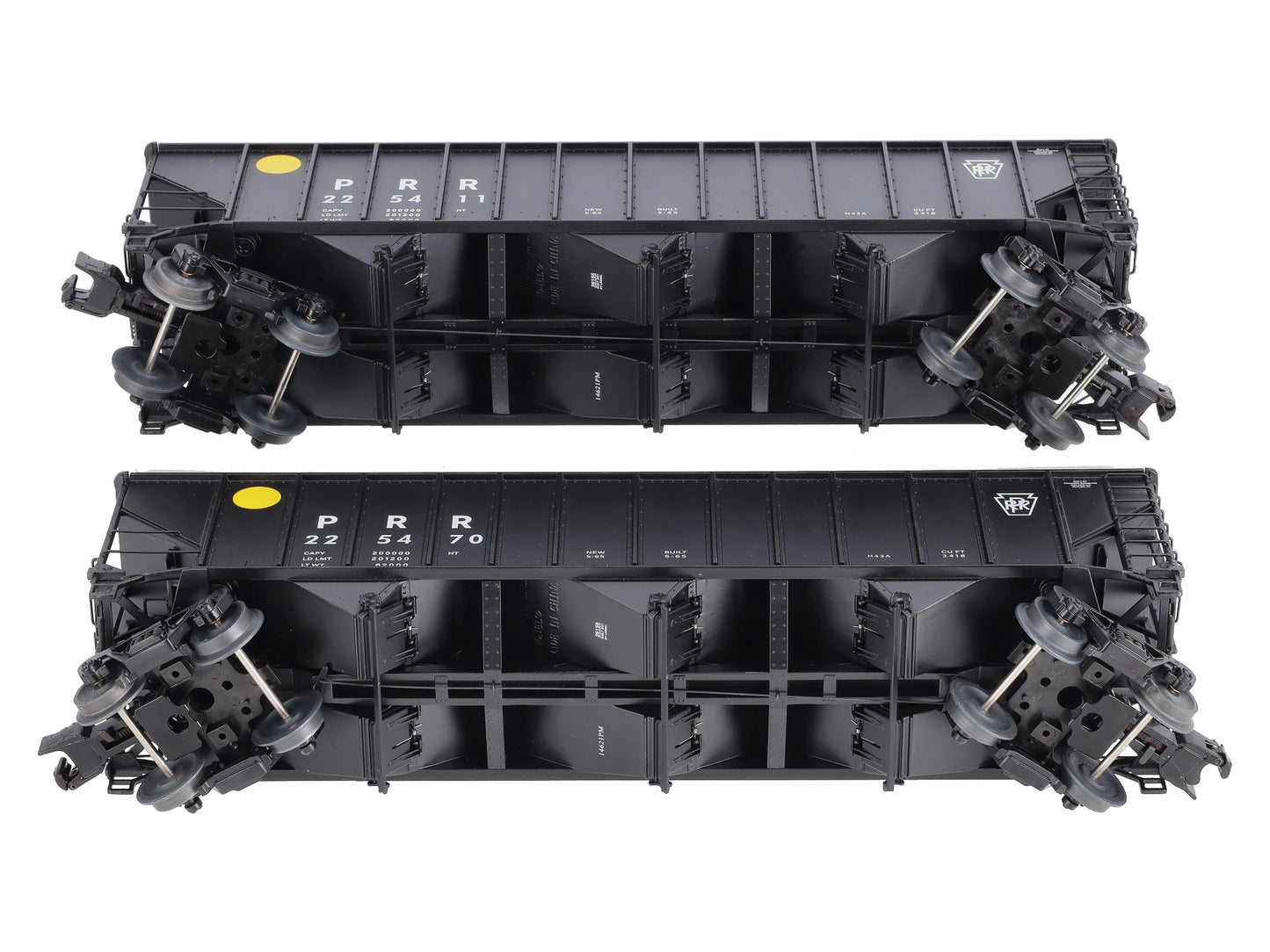Lionel 2126159 O Pennsylvania 100 Ton Hopper Pack C (Set of 2)