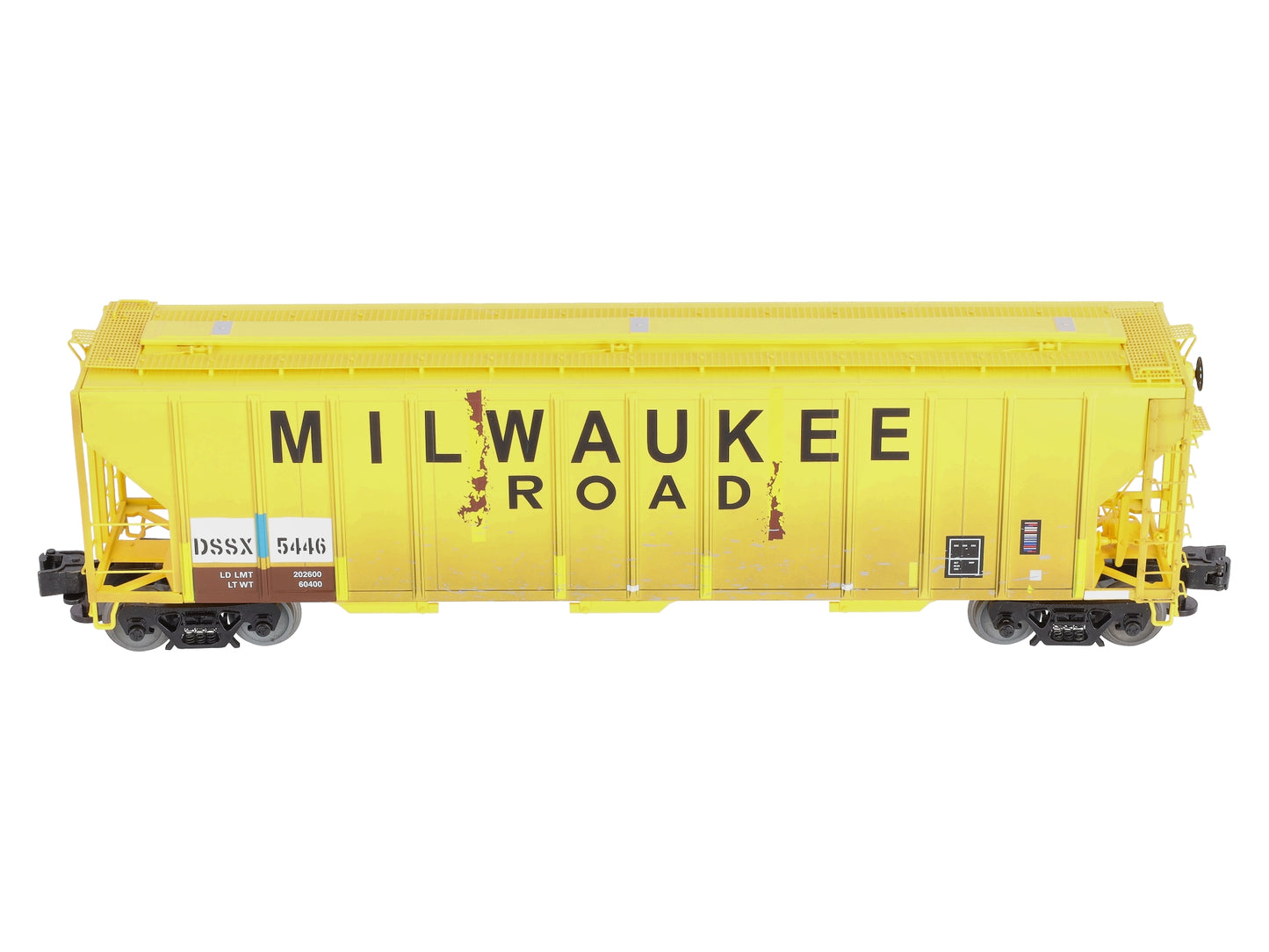 Lionel 1926972 O Milwaukee Road (Detroit Salt) PS-2CD 4427 Covered Hopper #5446
