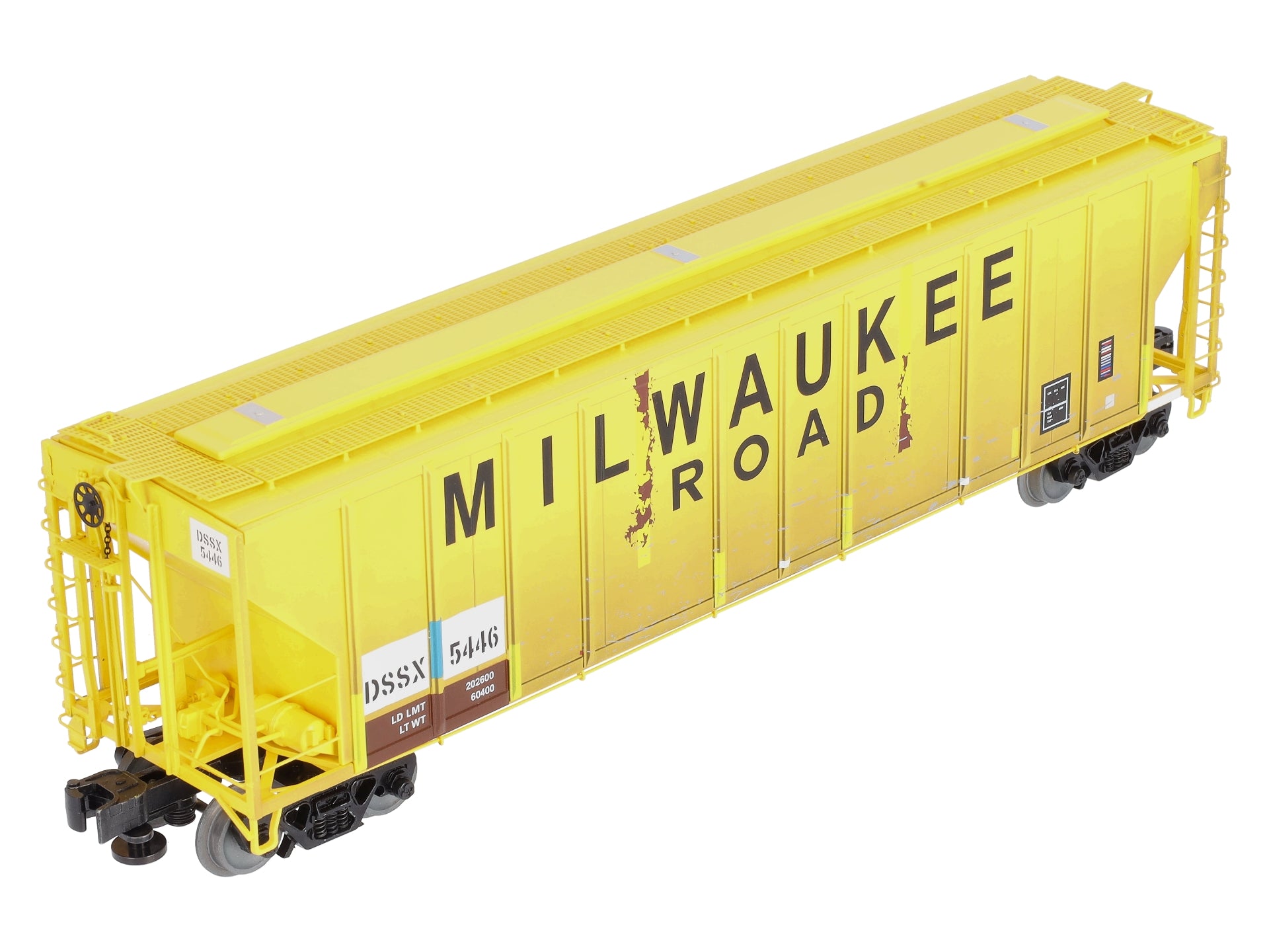 Lionel 1926972 O Milwaukee Road (Detroit Salt) PS-2CD 4427 Covered Hopper #5446
