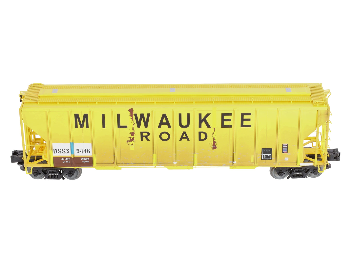 Lionel 1926972 O Milwaukee Road (Detroit Salt) PS-2CD 4427 Covered Hopper #5446