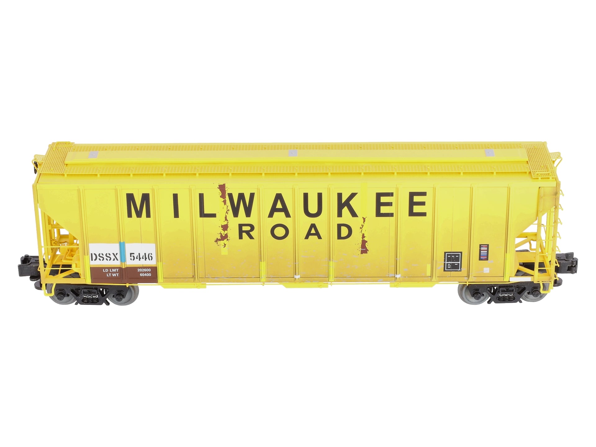 Lionel 1926972 O Milwaukee Road (Detroit Salt) PS-2CD 4427 Covered Hopper #5446