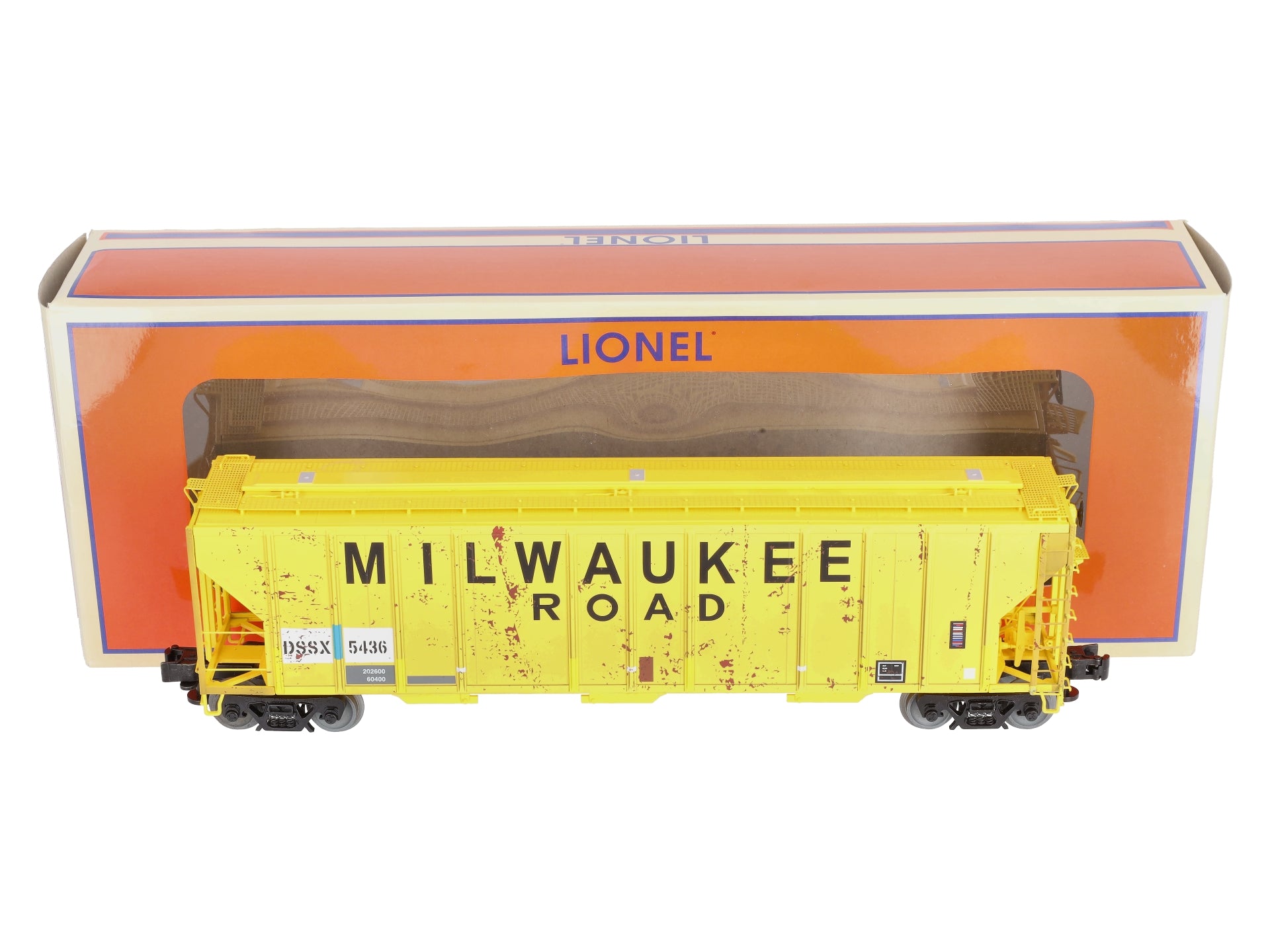 Lionel 1926971 O Milwaukee Road (Detroit Salt) PS-2CD 4427 Covered Hopper #5436