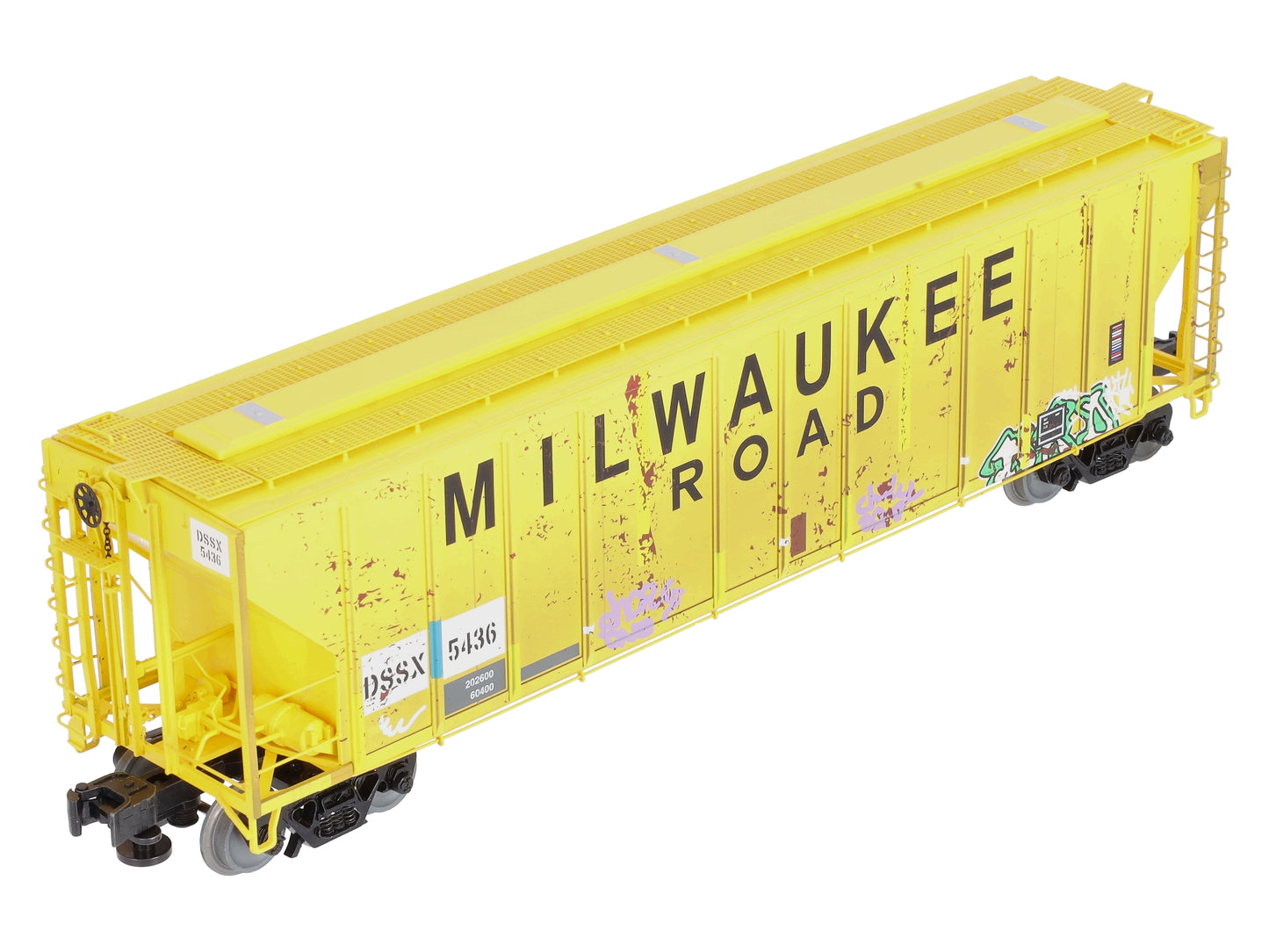 Lionel 1926971 O Milwaukee Road (Detroit Salt) PS-2CD 4427 Covered Hopper #5436