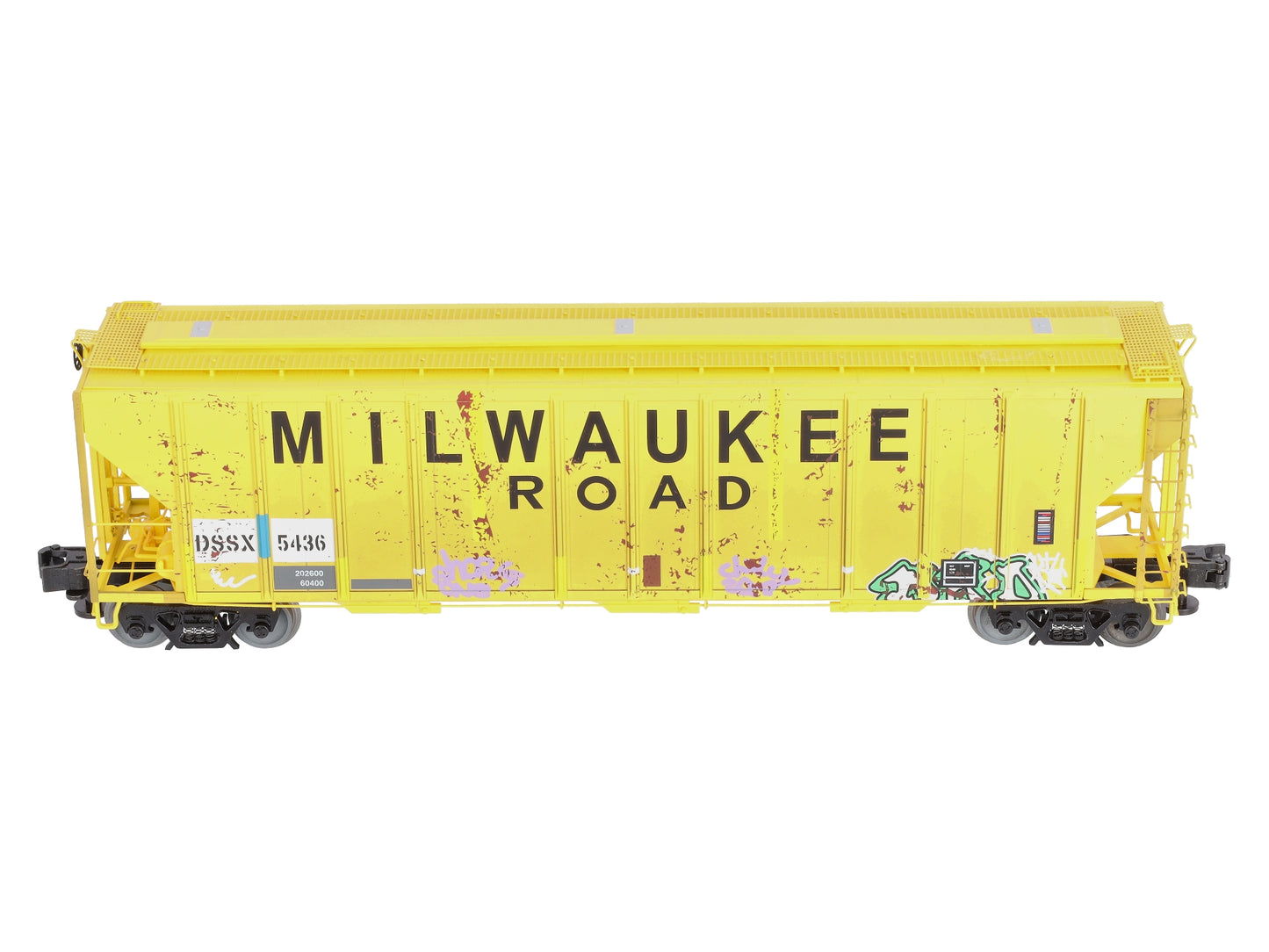 Lionel 1926971 O Milwaukee Road (Detroit Salt) PS-2CD 4427 Covered Hopper #5436