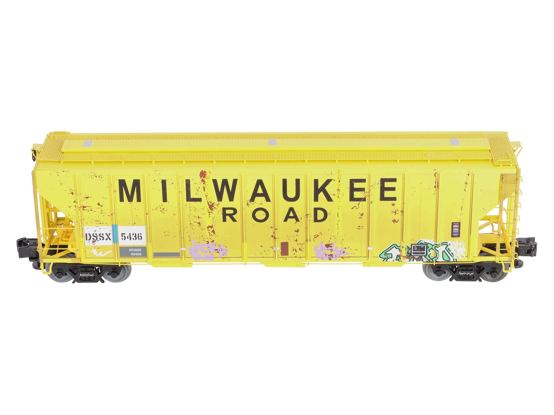 Lionel 1926971 O Milwaukee Road (Detroit Salt) PS-2CD 4427 Covered Hopper #5436