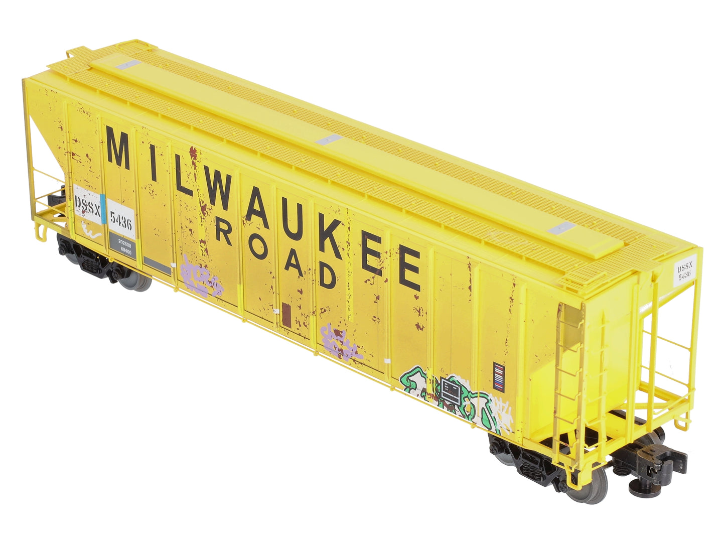 Lionel 1926971 O Milwaukee Road (Detroit Salt) PS-2CD 4427 Covered Hopper #5436