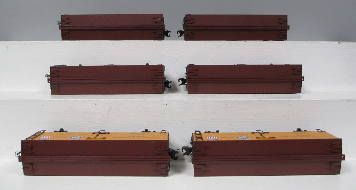 MTH 20-90692 O Pacific Fruit Express 36' Woodsided Reefer 6-Car Set MT/Box