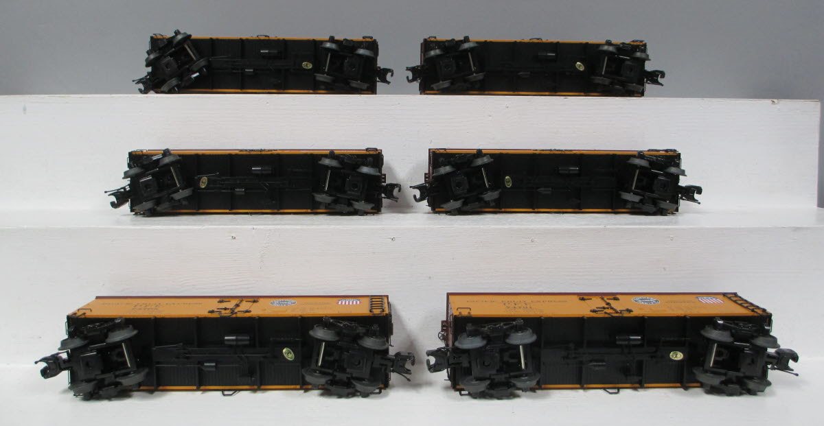 MTH 20-90692 O Pacific Fruit Express 36' Woodsided Reefer 6-Car Set MT/Box