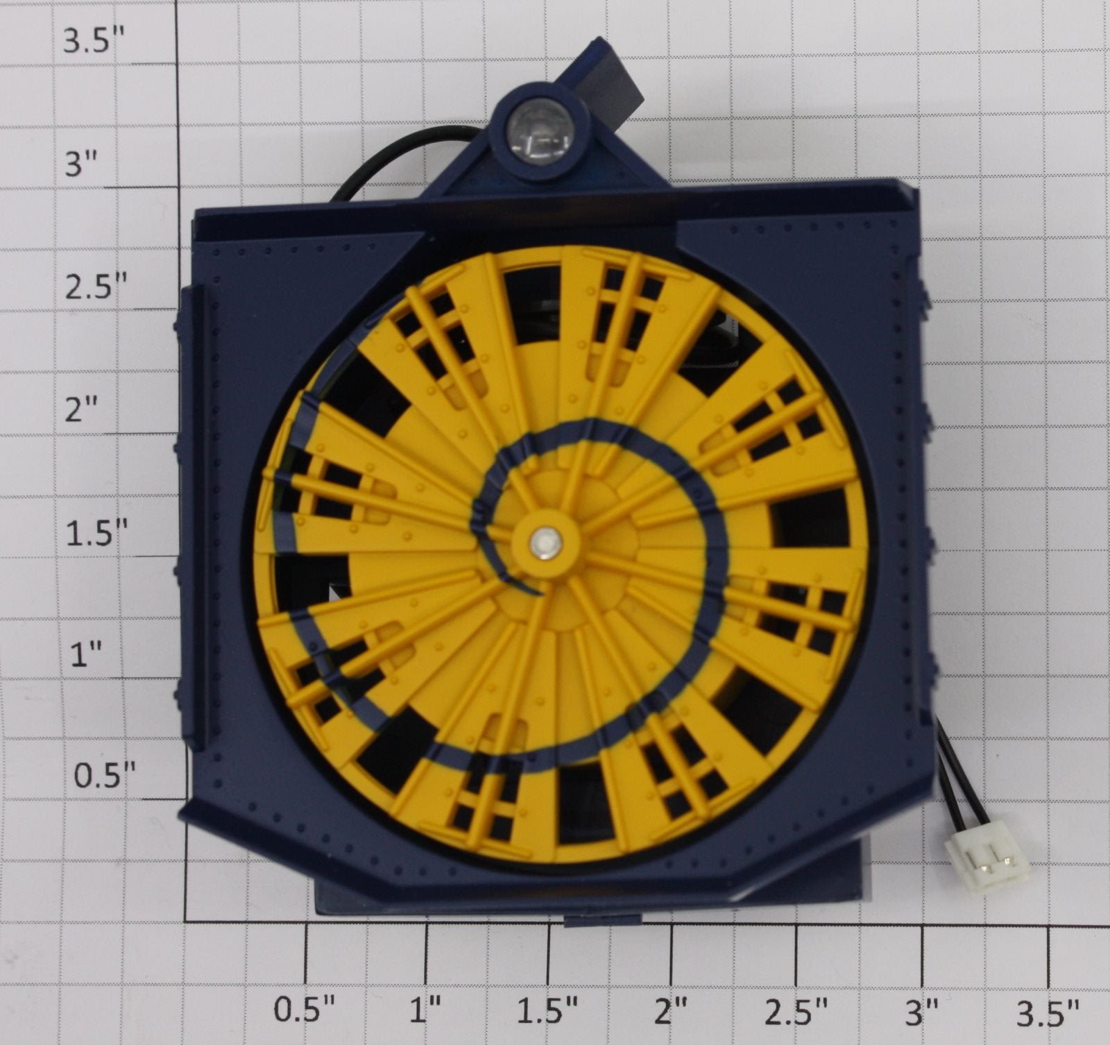 Lionel 28423-10 Blue and Yellow Alaska Rotary Snowplow Assembly