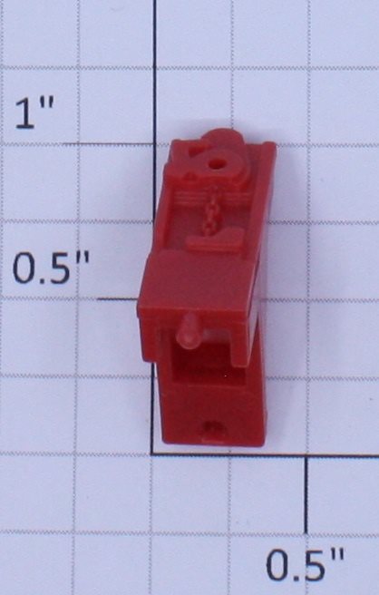 Lionel 16360-45 Red Plastic Molded Brake Cylinder