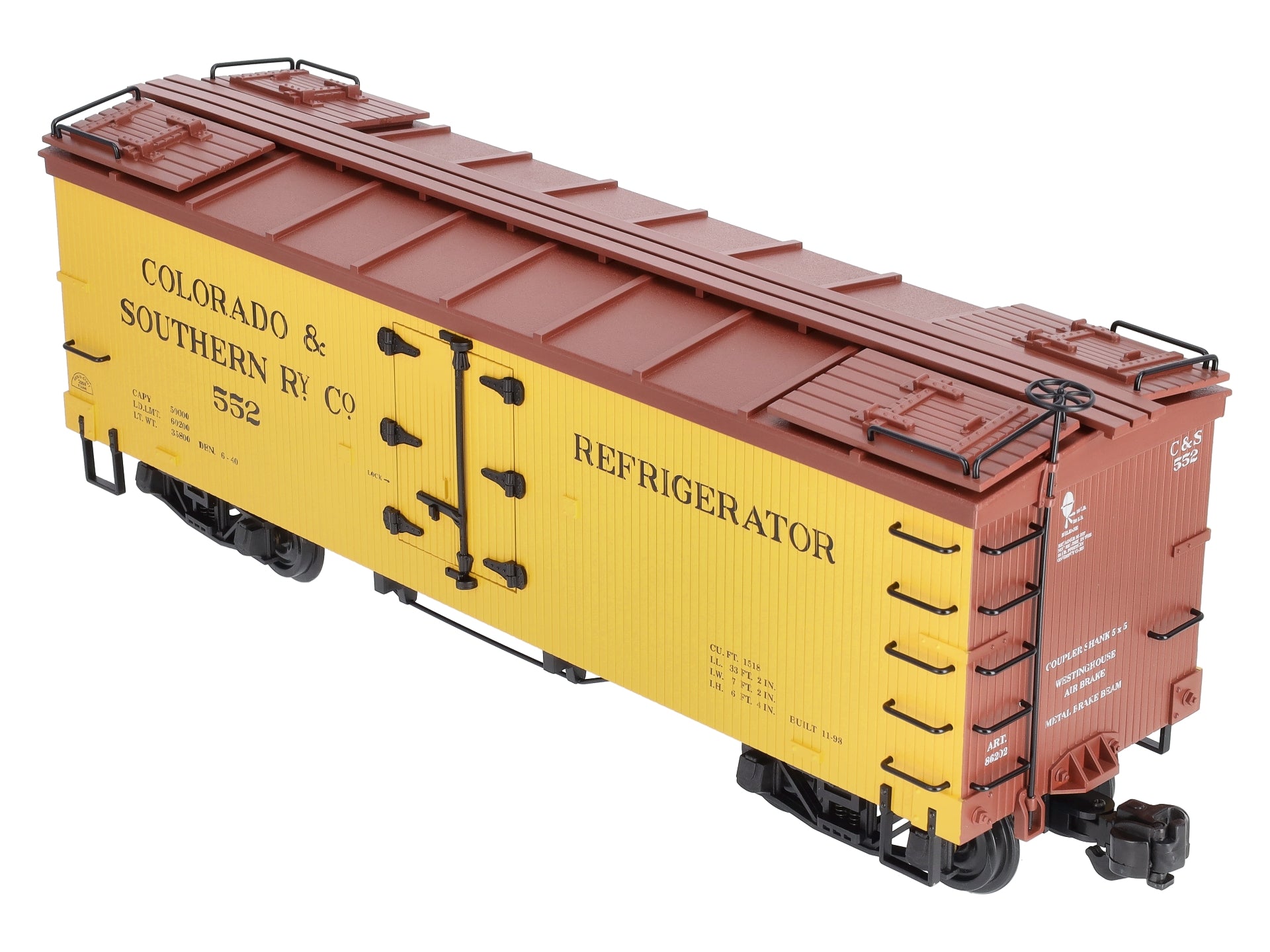 Aristo-Craft 86202 Colorado and Southern Boxcar (Metal Wheels)