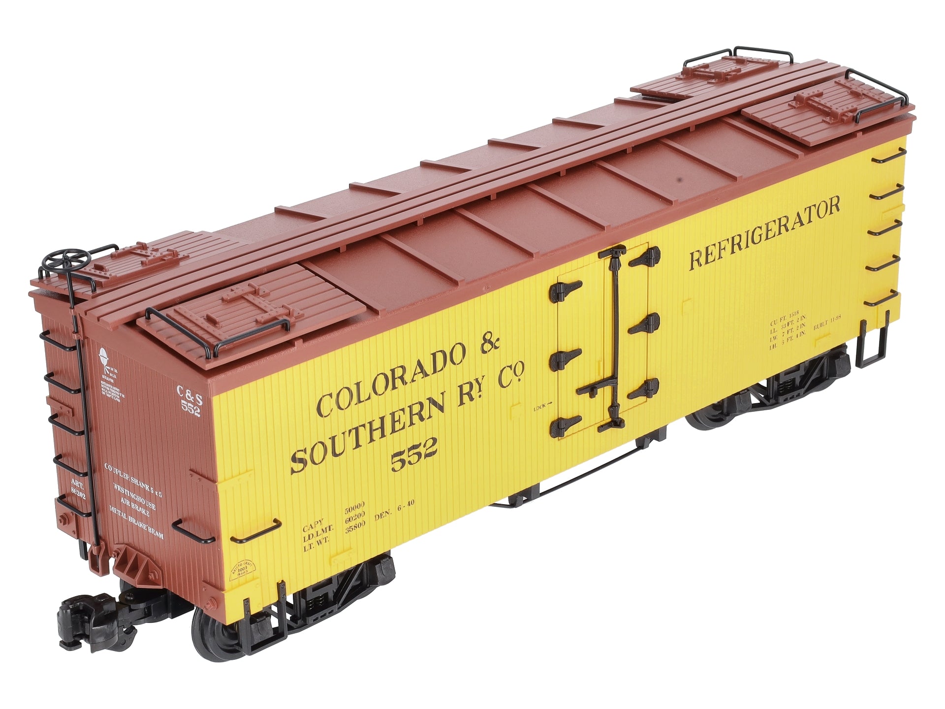 Aristo-Craft 86202 Colorado and Southern Boxcar (Metal Wheels)