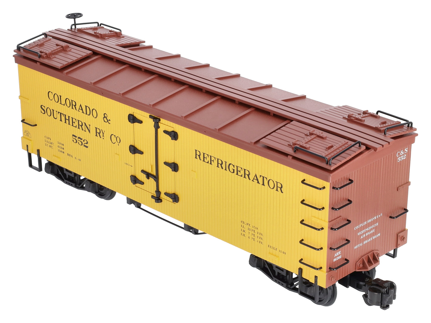 Aristo-Craft 86202 Colorado and Southern Boxcar (Metal Wheels)