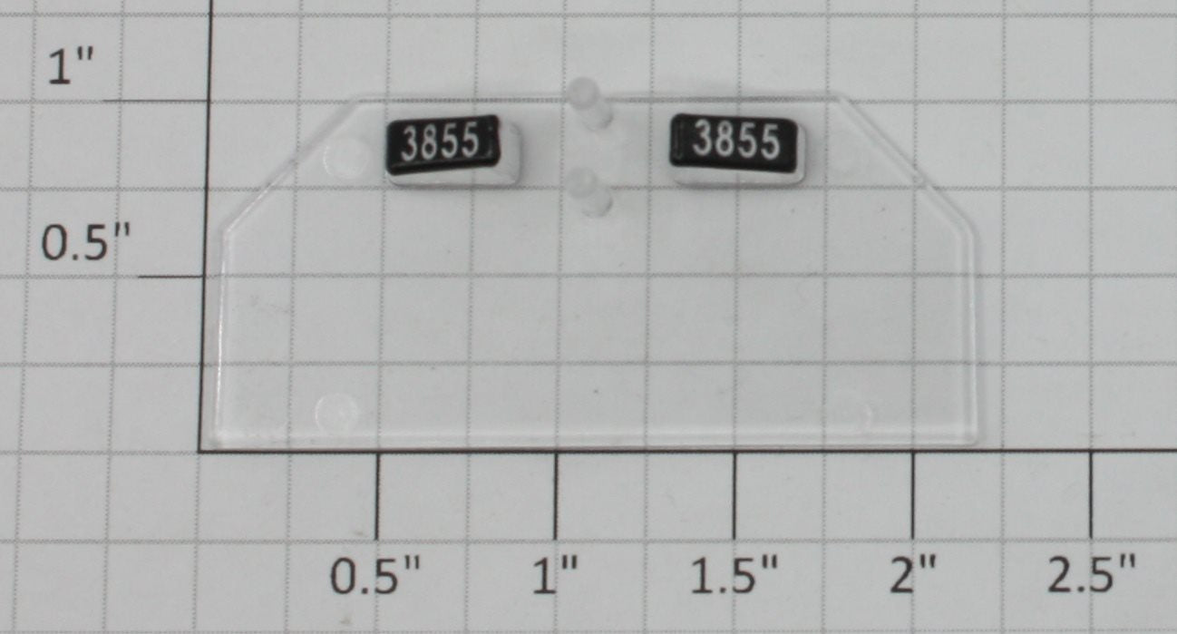 Lionel 18599-97 GP-38 Chessie C&O Number Board Windshield #3855