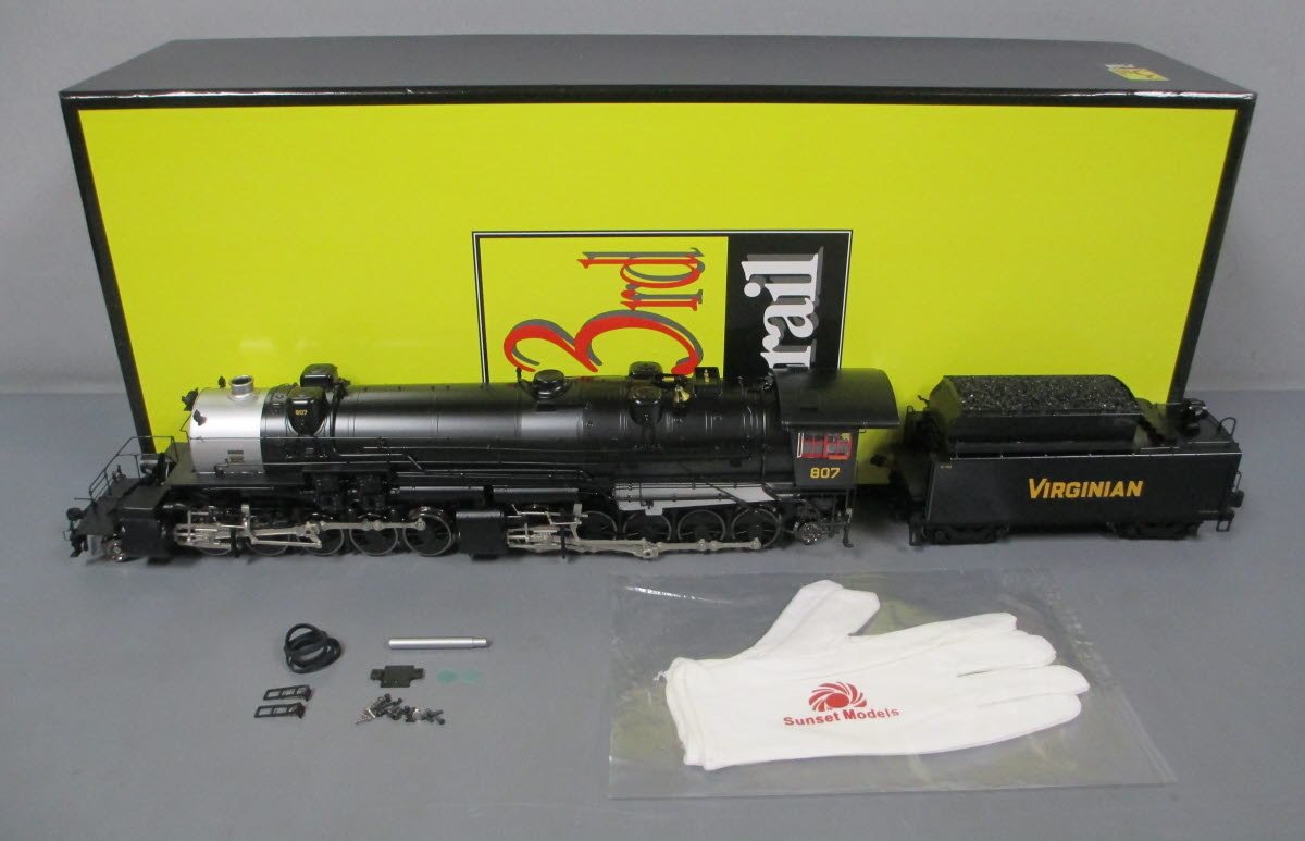 3rd Rail 807 BRASS Anniversary Series Virginian AE 2-10-10-2 Steam Loco & Tender