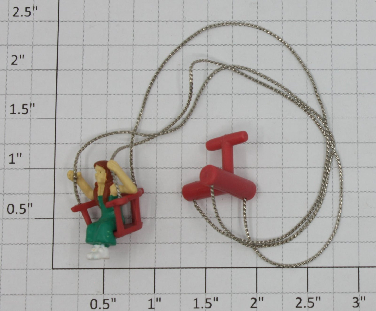 Lionel 14203-188 Green Dress Female Child Figure with Swing