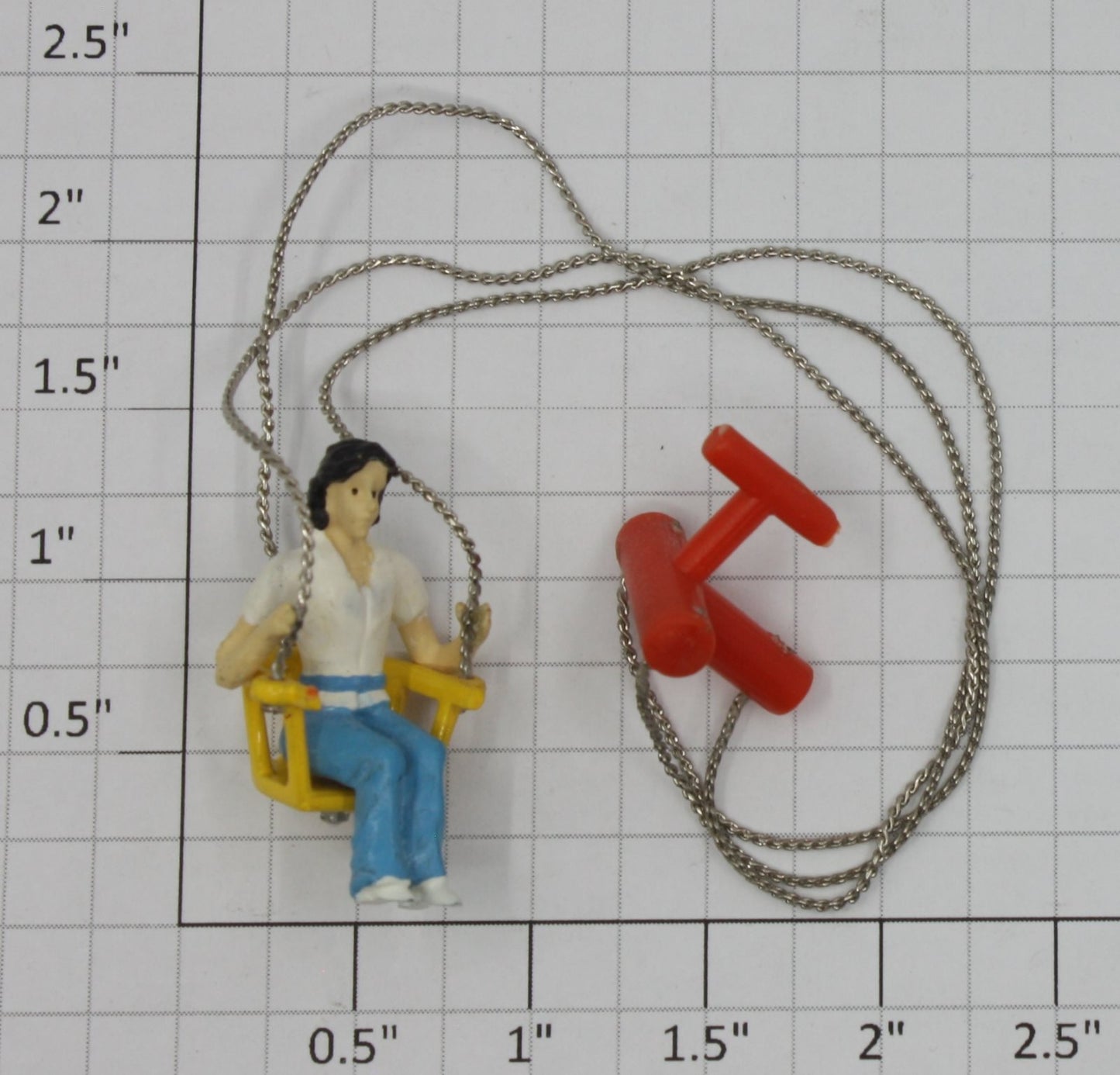 Lionel 14170-181 White Shirt Female Figure with Swing