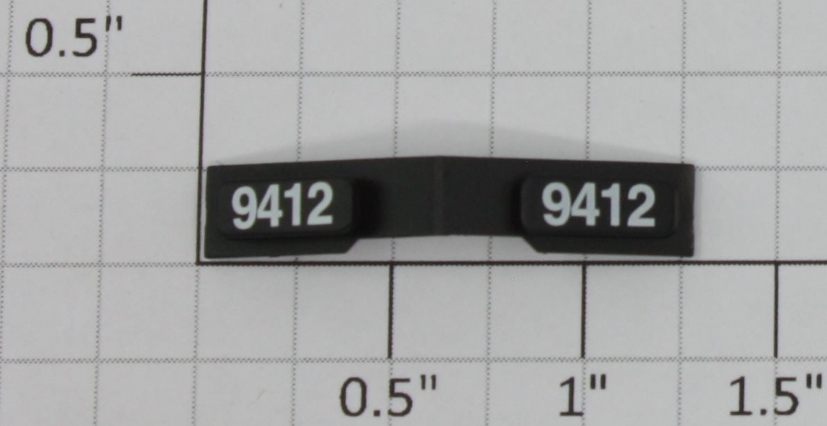 Lionel 8261-110 #9412 SD-60 Rear Number Board