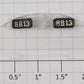 Lionel 8813-17 Windshield & Marker Lens 8813 Number Board Insert
