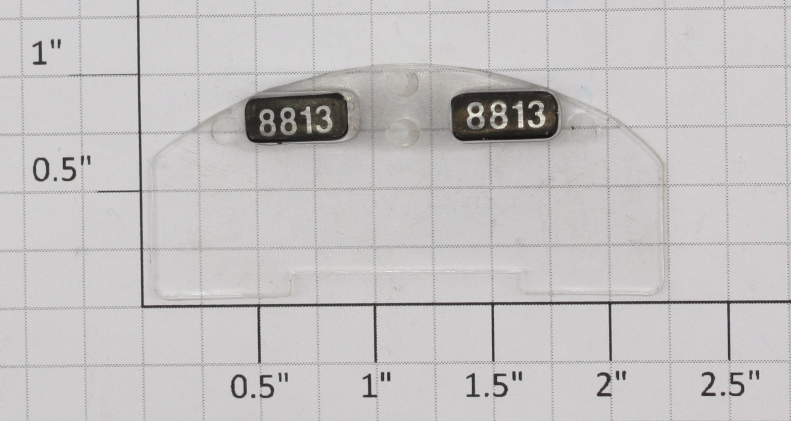 Lionel 8813-17 Windshield & Marker Lens 8813 Number Board Insert