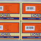 Lionel 6-84028 O Burlington Northern Santa Fe Rotary Gondola (Pack of 4) NIB