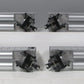 Lionel 6-84028 O Burlington Northern Santa Fe Rotary Gondola (Pack of 4) NIB