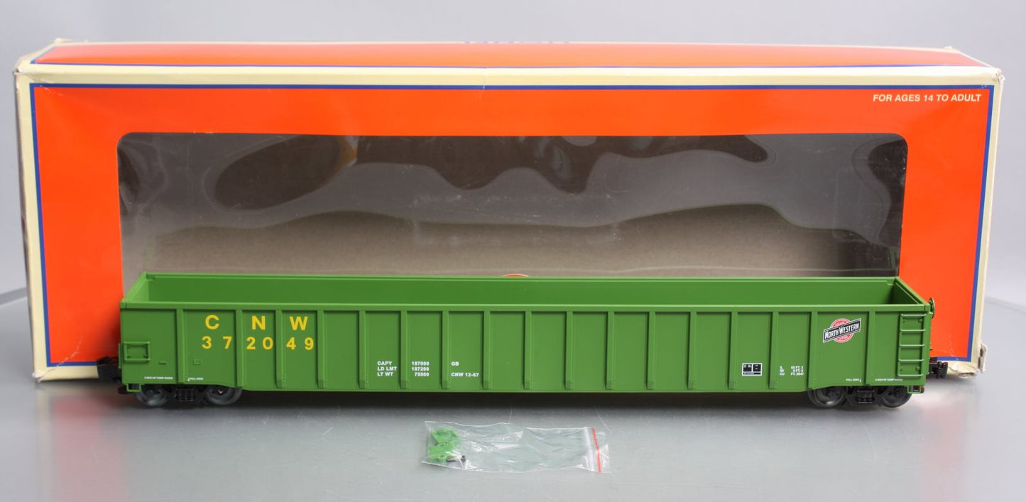 Lionel 6-84585 O Chicago & North Western 65' Mill Gondola #342049
