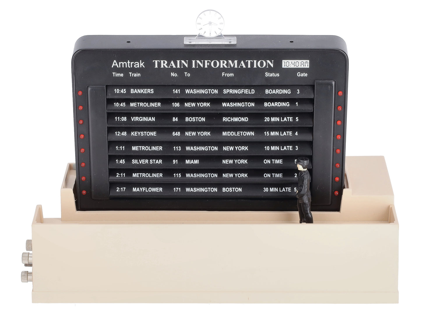MTH 30-9022 O Amtrak Operating Dispatch Board #334 LN/Box
