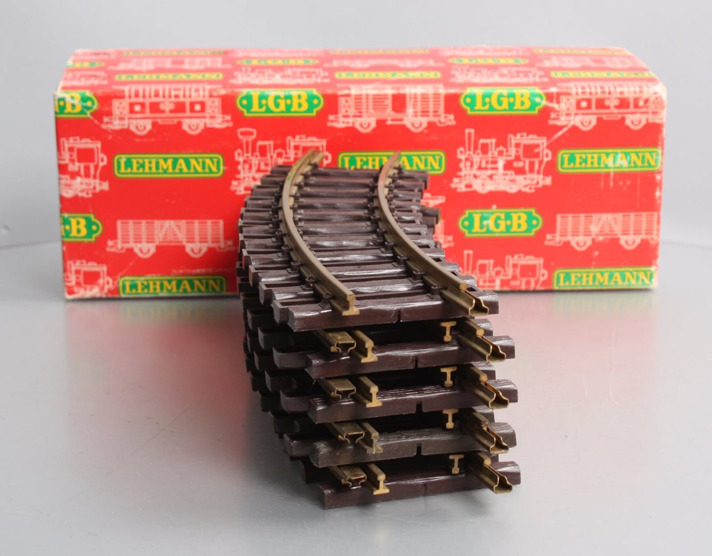 LGB 1100 G Scale Curved Track Sections (9) EX/Box