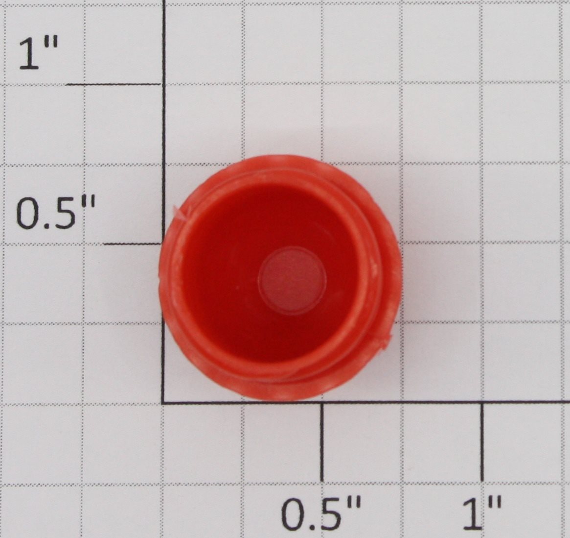 Lionel RW-27 Translucent Orange/Red Jewel Lens Cap - Fits RW, VW, ZW