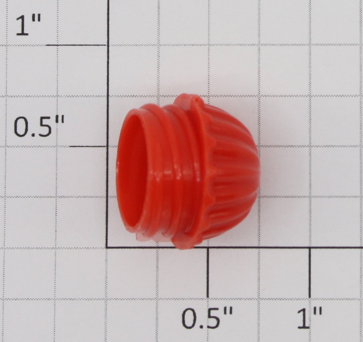 Lionel RW-27 Translucent Orange/Red Jewel Lens Cap - Fits RW, VW, ZW