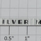 Lionel 19161-20 "Silver Mesa" Adhesive Nameplate Plaque