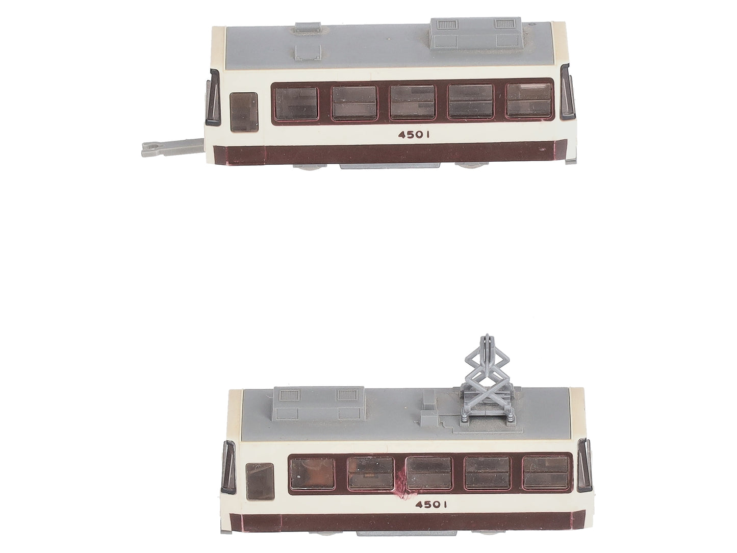 Kato 14501 N Scale Assorted Colors Pocket Line Chibiden Dual Car Tram # 4501