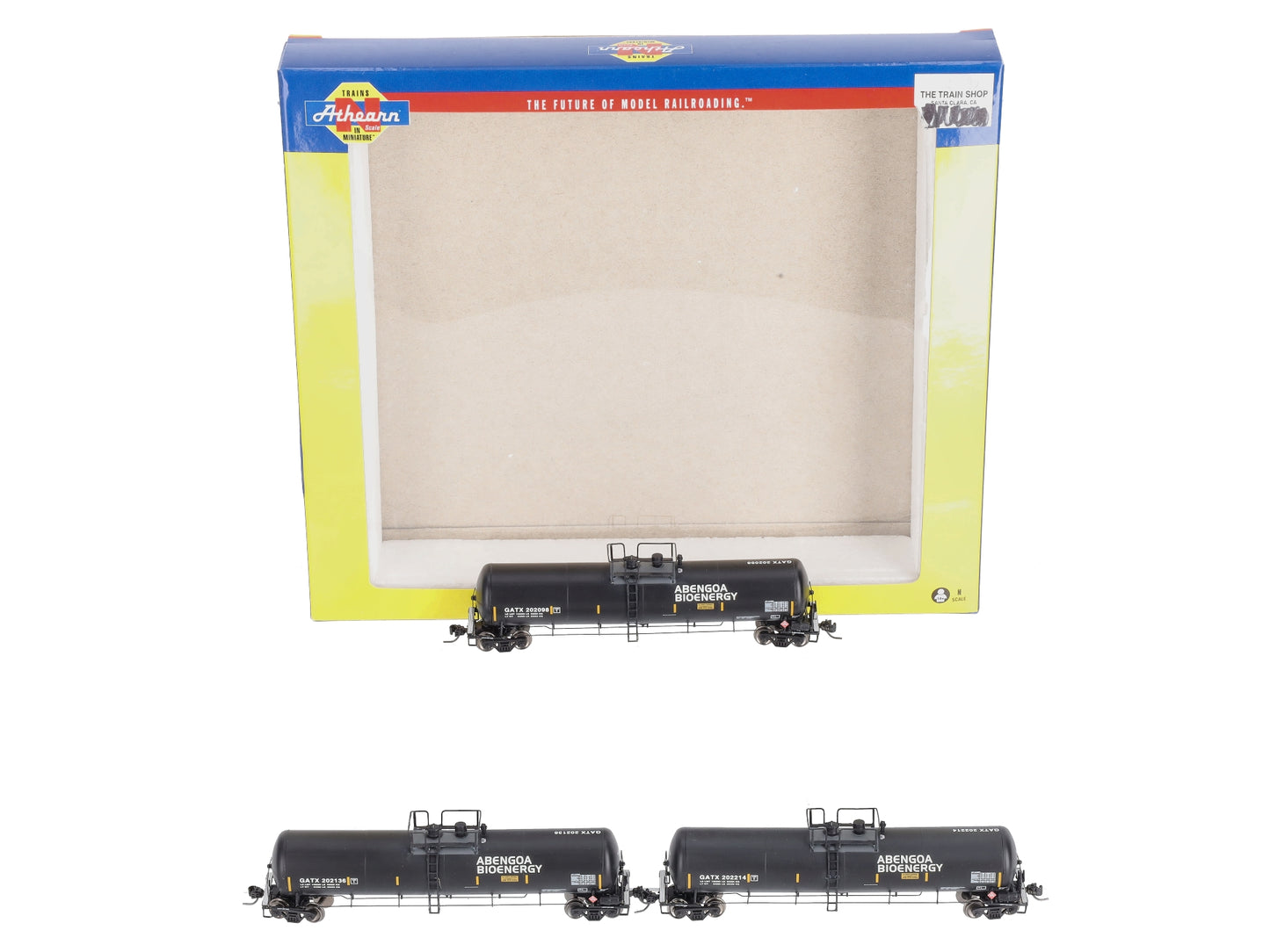 Athearn 24489 N Abengoa 30,000-Gallon Ethanol Tank #1 (3)