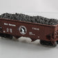 Lionel 6-17041 O Gauge Great Norhern Die-Cast Offset 2-Bay Hopper w/ Load #73530