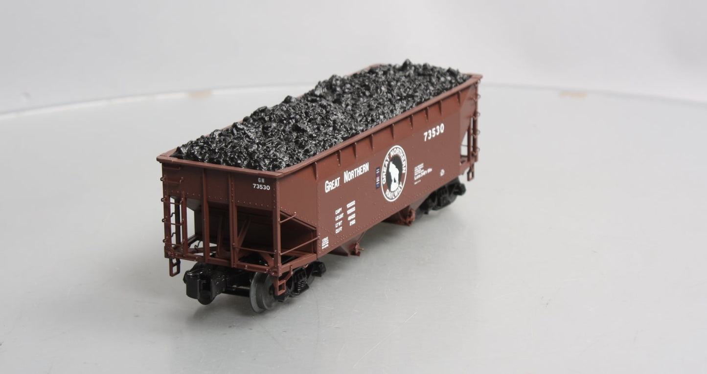 Lionel 6-17041 O Gauge Great Norhern Die-Cast Offset 2-Bay Hopper w/ Load #73530 LN/Box